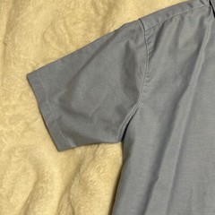 French Toast Size 14 Short Sleeve Button Down Uniform Shirt Light Blue (#11)