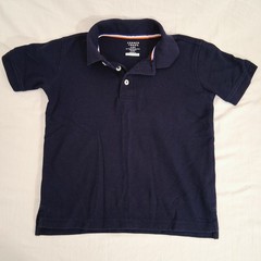 5 French Toast Uniform Unisex Polo Shirts Pique Performance Red Navy Sz S 6/7