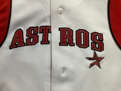 Houston Astros MLB Baseball Jersey (Youth Small Size 8)
