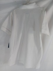 French Toast Boys Short Sleeve School Uniform PIQUE Polo Shirt White Sz S6/7 NWT