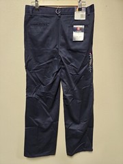 Chaps Boys’ Approved Schoolwear Navy Blue Pants Size 18 Husky
