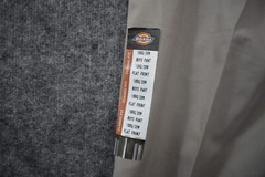 Dickies School Wear Boys 18 RG Gray Pants 26×30 Flat Front Straight Leg Uniform