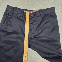 Southpole Uniform Pants Boys 10 Navy Blue Twill School Straight Leg Flat Front