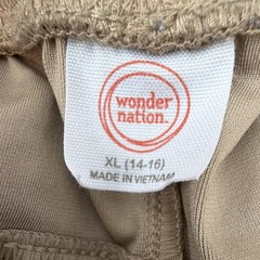 Wonder Nation Boys School Uniform Pants Khaki XL (14-16)