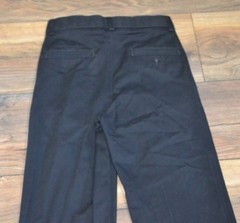 Chaps Boys Approved Schoolwear Size 10 Slim Black Pants Uniform Pant