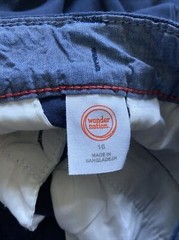 Wonder Nation Boys School Uniform Shorts Lot of Two Size 16