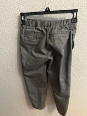 Lands End Shorts Boys Size 7 Gray Pants School Uniform Elastic Waist