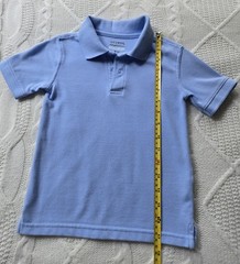 Light Blue School Uniform Polo Shirt