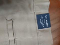 Nautica Boys Khaki School Uniform Shorts Size 16 Regular Adjustable Waist NEW