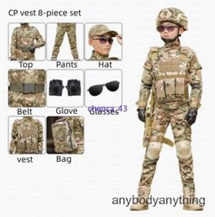 Children’s Spring Autumn Camouflage Suit Special Forces Tactic Training Uniform
