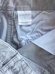 LOT OF 3 Spring & Gege Boys Gray School Uniform Chino Shorts Size Lg EUC