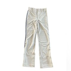 New Champro Youth Large Grey Baseball Pants With Navy Stripe