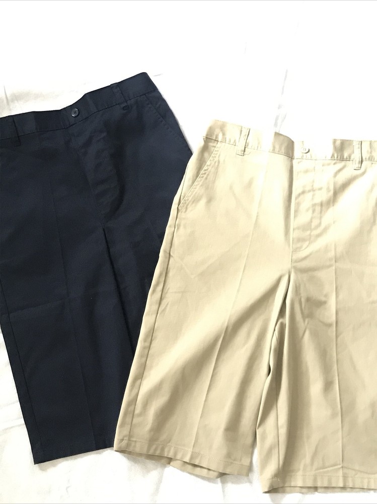 French Toast Uniform Khaki Navy Boys Pull On Short Size 18