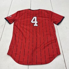 Evoshield Red Diamond Dogs Short Sleeve Button-Up Jersey Boys Size Large