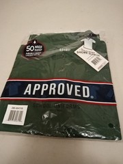 Kid’s Size 5 Hunter Green Approved School Uniform Polo Shirt Short Sleeve NWT