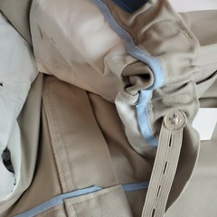 Nautica Flat-Front Twill School Uniform Pants N851049E Big Boys Khaki Size 20