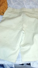 Dickies Boys’ Khaki Twill Uniform Shorts, Solid Pattern, Button Closure