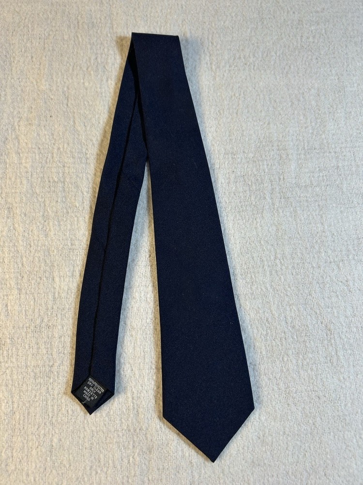 Flynn & O’Hara Boys School Uniform Tie Dark Blue