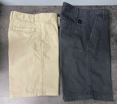 EUC Lot of 2 Boys Calvin Klein, Cat & Jack Size 10 Khaki, Gre Shorts