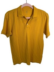 Gap Pique Polo Shirt Size XXL (14-16) Boys Yellow back to school NWT