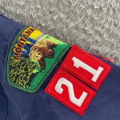 Boy Scouts of America Shirt Kids S Blue Cub Scout Webelos Montana Patch Uniform