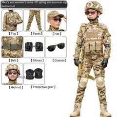 Children’s Camouflage Suit Special Forces Summer Camp Military Training Uniform