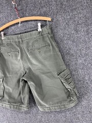 BOY SCOUTS Convertible Cargo Shorts Uniform Green Zip Off Youth Size 33 NO PANTS
