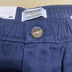 Levi Strauss Boys’ Size Medium Flex Stretch School Uniform Shorts in Blue