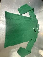 Old Navy Boys Stretch School Uniform Long Sleeve Polo Shirt Green Medium 8 NWT