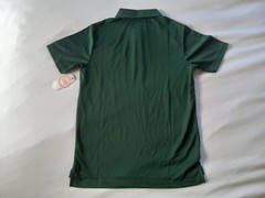 Wonder Nation School Uniform Pique Polo Shirt Boys Size L Green Short Sleeve