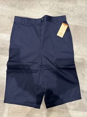 French Toast Boys School Uniform Flat Front Shorts Elastic Back , Navy. FreeShip