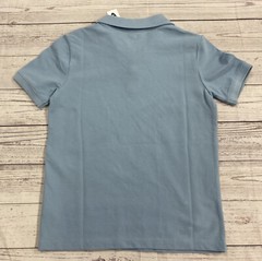 Old Navy Short Sleeve Polo Stretch School Uniform Shirt Size M(8) Light Blue