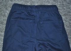 Boys Navy Blue School Uniform Pants Size 6-7/ 7s Lot Of 2 Adjustable Waist