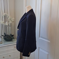 Loro Piana x Brooks Brothers Boys Classic Navy Wool Formal Blazer/Sport Coat S16