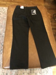 IZOD Size 20 Regular Uniform Boys Pants Adjustable Waist NWT Black pleated front