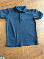 Authentic Galaxy School Uniform Navy Polo – Size 6 – Made in China