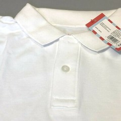 New Cat & Jack Boys Short Sleeve White School Uniform Polo Shirt Size XXL 18