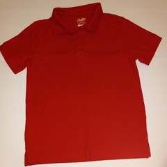 Austin Trading Co. Boy Uniform Red Shirt Size L (14/16)
