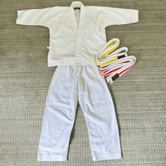 Oriental Gateway Youth Unisex White Martial Arts Uniforms Belt Pants Top Set 5/6