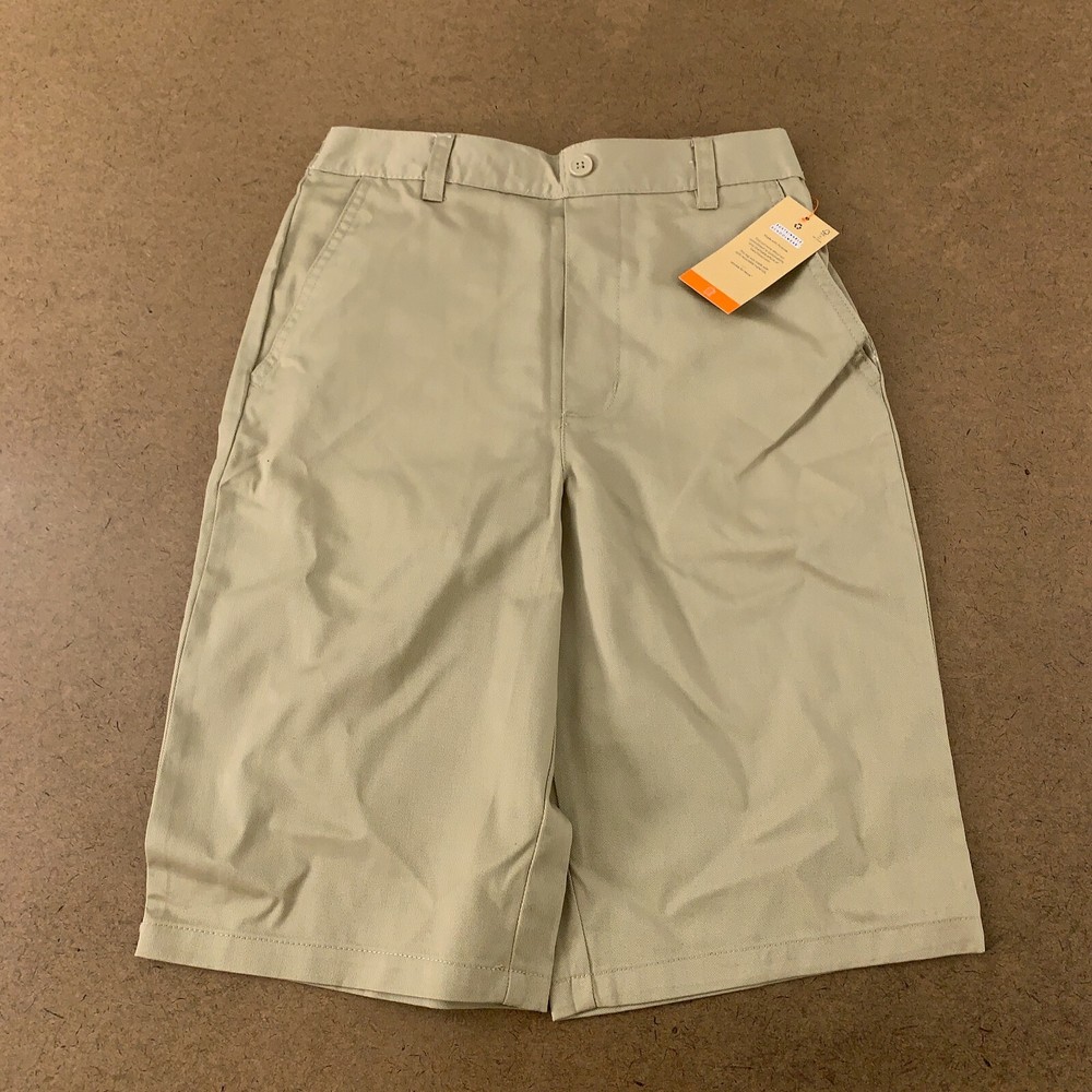 French Toast Boys Size 12 Khaki School Uniforms Boys Pull-On Shorts NWT