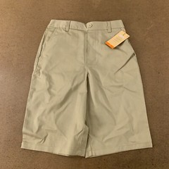 French Toast Boys Size 12 Khaki School Uniforms Boys Pull-On Shorts NWT