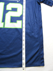 Youth Large Seahawks Reversible #12 Flag Football League Yellowstone Jersey