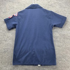 Boy Scouts of America Cub Scouts Shirt Youth Large Navy Uniform Patches Made USA