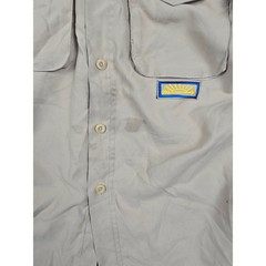 Boy Scouts of America Shirt Youth L Tan Vented Short Sleeve Patches Las Vegas