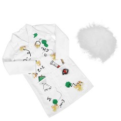 Children’s Scientist Suit Boy White Lab Coat Costume Doctor for Kids