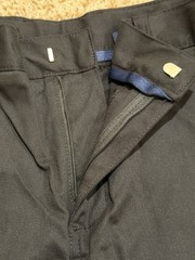 French Toast Boys Uniform Flat Front Shorts Husky Black Size 16