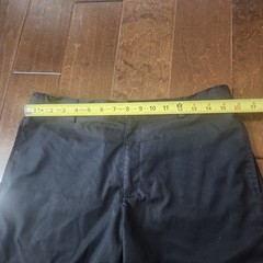 Dennis Uniform Boys Husky 16 Black School Uniform Shorts Flat Front