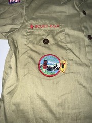 Vtg Cub Boy Scouts lot BSA Uniform Shirt Pants shorts belt patch clip Youth