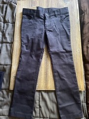 Boys skinny leg pant, navy blue size 6