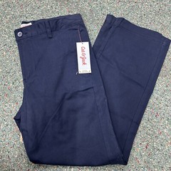 Cat & Jack Boys Size 14 Husky School Uniform Pants Fighter Pilot BLue